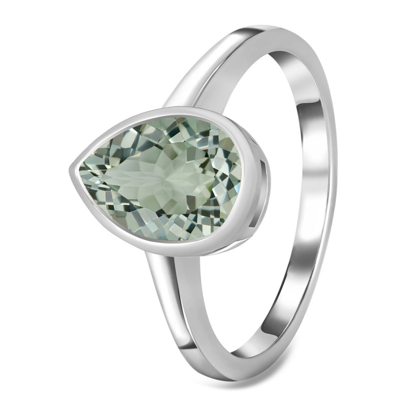 Green Amethyst Ring