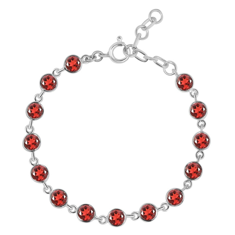 Garnet Bracelet GAR-RDB-115-CUT.