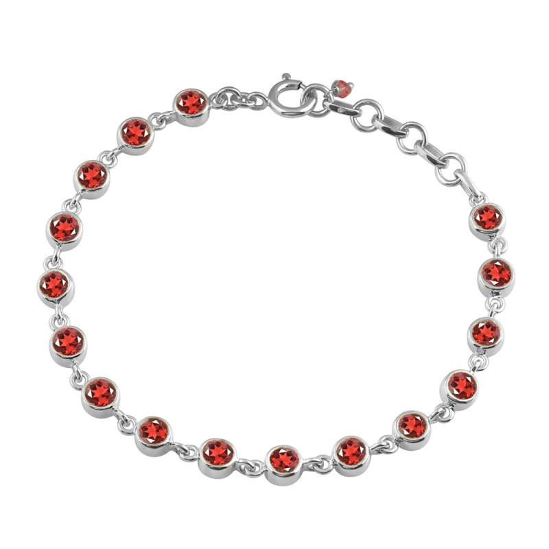 Garnet Bracelet GAR-RDB-118-CUT.