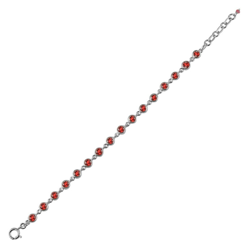 Garnet Bracelet GAR-RDB-118-CUT.