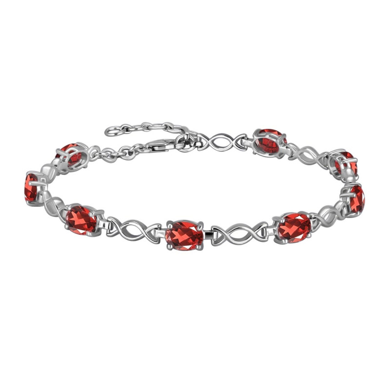 Garnet Bracelet GAR-RDB-3-A.