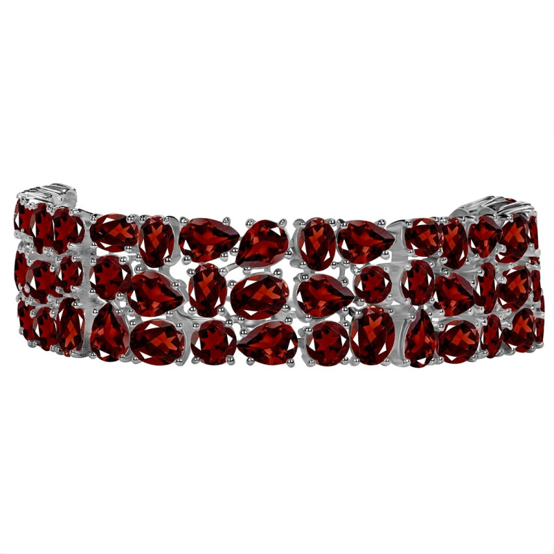 Garnet Bracelet GAR-RDB-92-CUT.