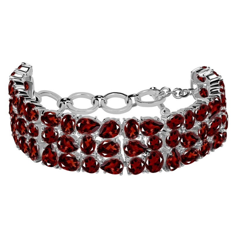 Garnet Bracelet GAR-RDB-92-CUT.