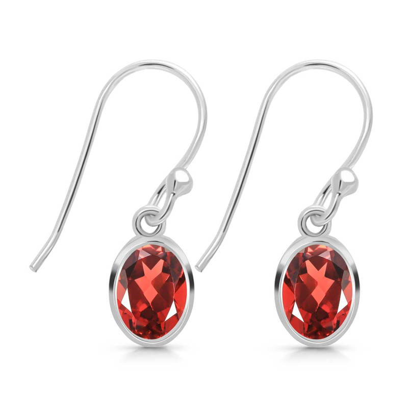 Garnet Earring GAR-RDE-1316.