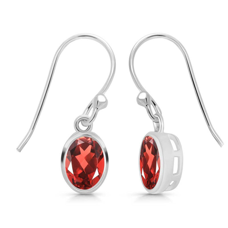 Garnet Earring