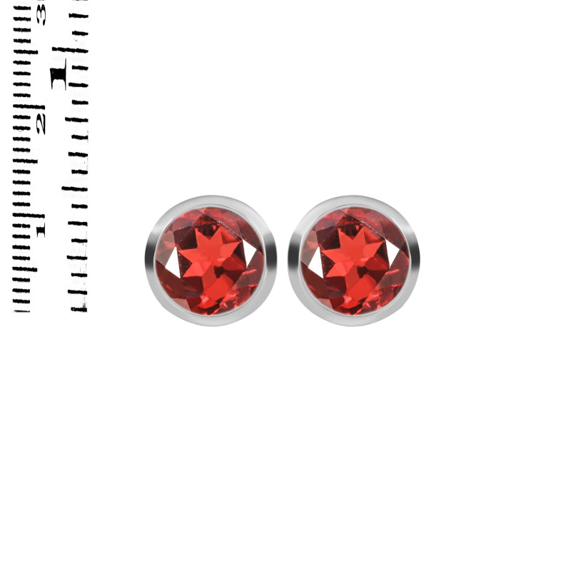 Garnet Stud Earring GAR-RDE-1426.