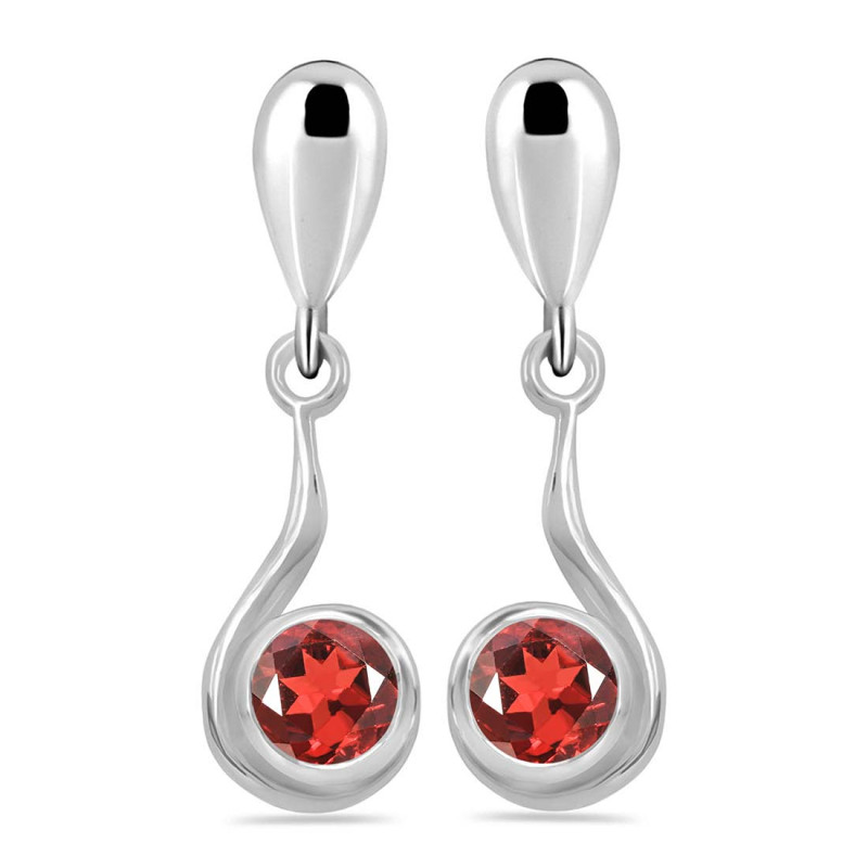 Garnet Earring GAR-RDE-18.