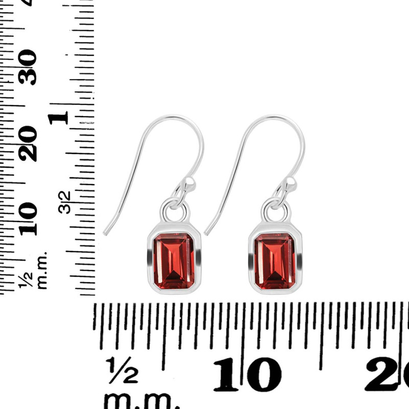 Garnet Earring GAR-RDE-550.