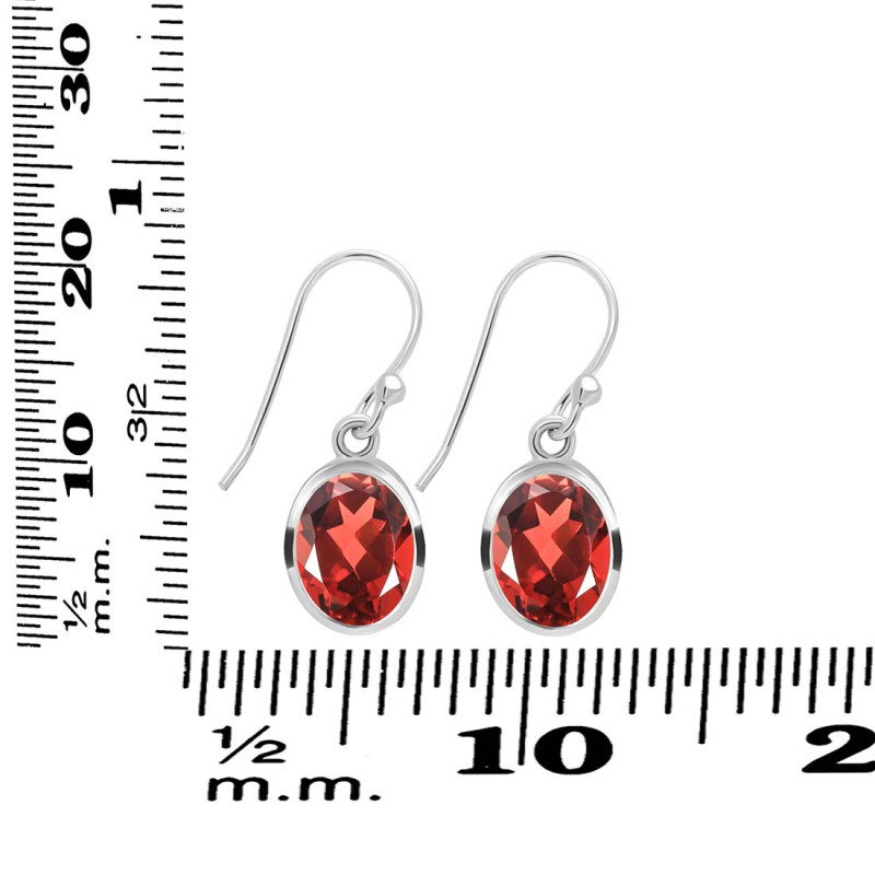 Garnet Earring GAR-RDE-561.