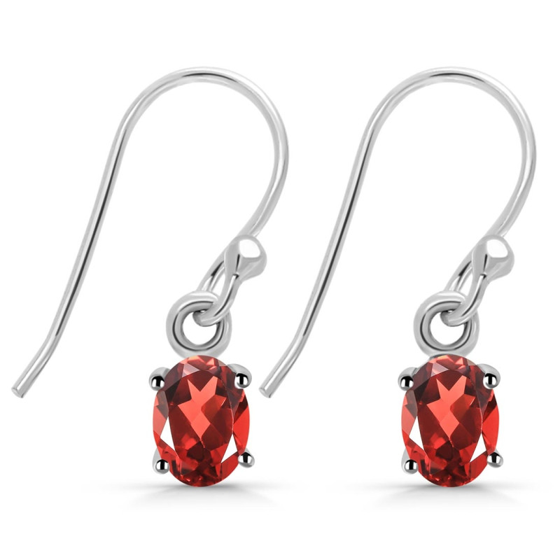 Garnet Earring