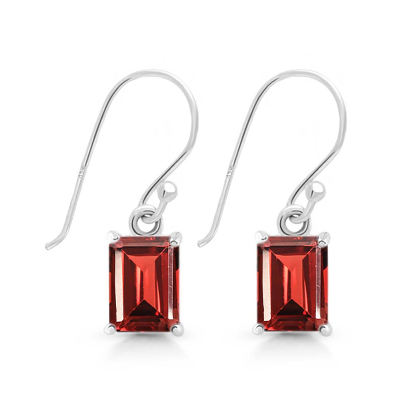 Garnet Earring GAR-RDE-675.