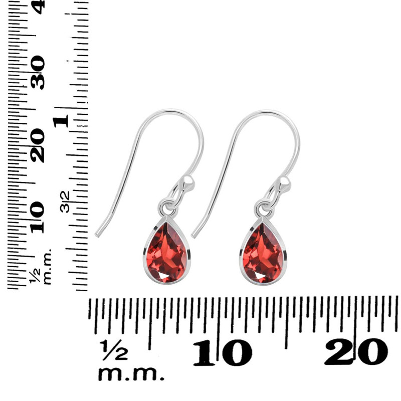 Garnet Earring GAR-RDE-679.