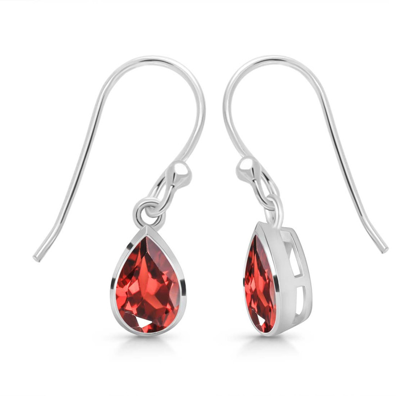 Garnet Earring