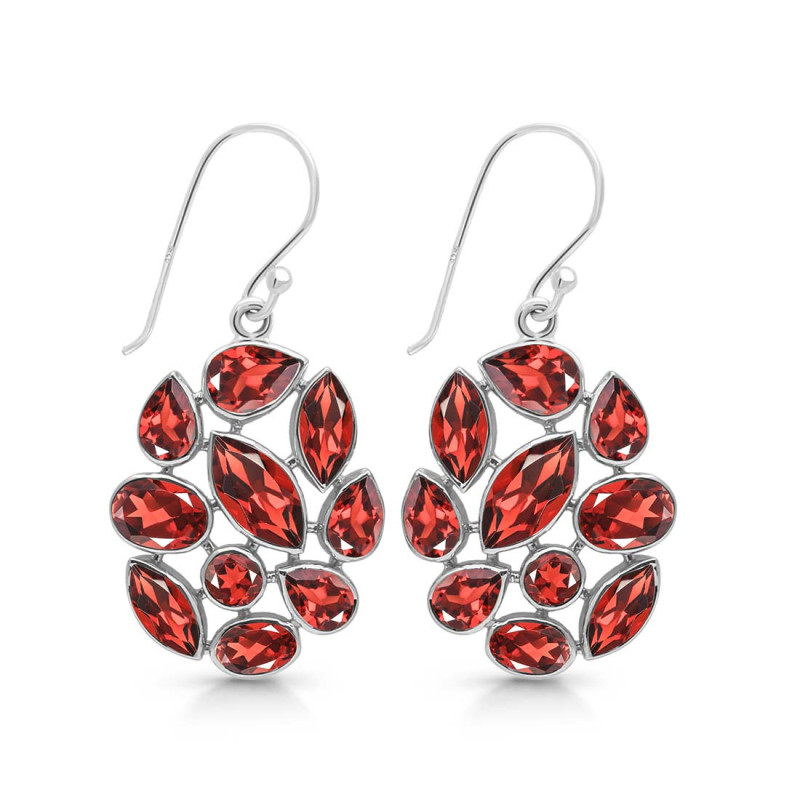 Garnet Earring