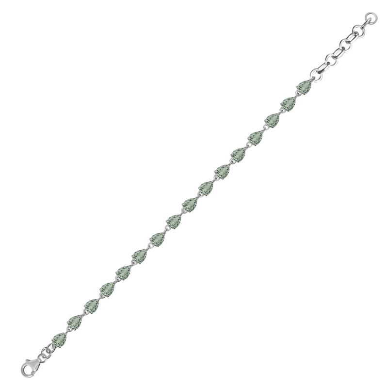 Green Amethyst Bracelet