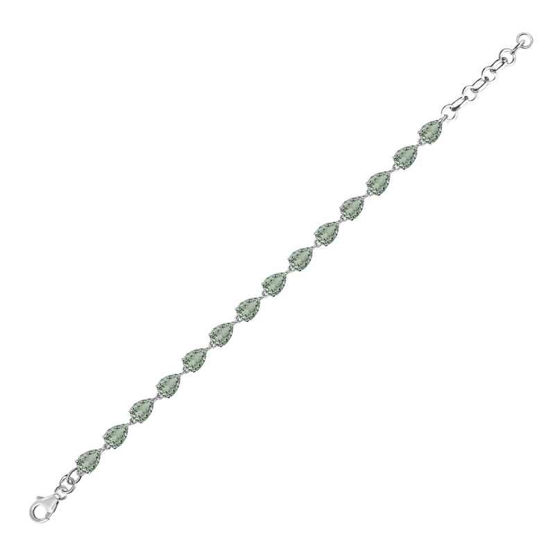 Green Amethyst Bracelet