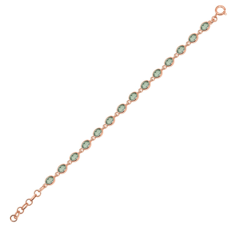 Green Amethyst Bracelet GRA-RDB-113-CUT.