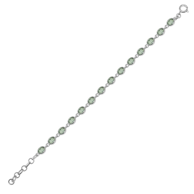 Green Amethyst Bracelet