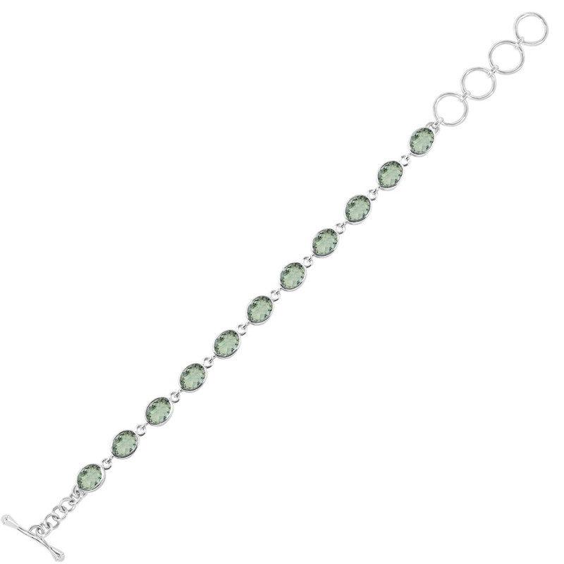 Green Amethyst Bracelet