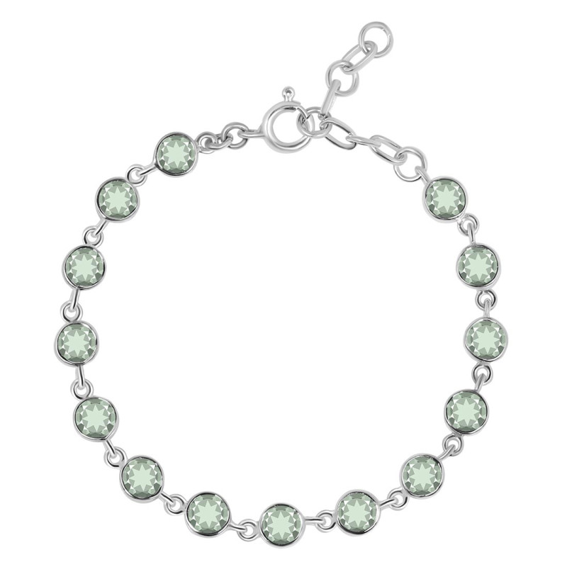 Green Amethyst Bracelet GRA-RDB-115-CUT.
