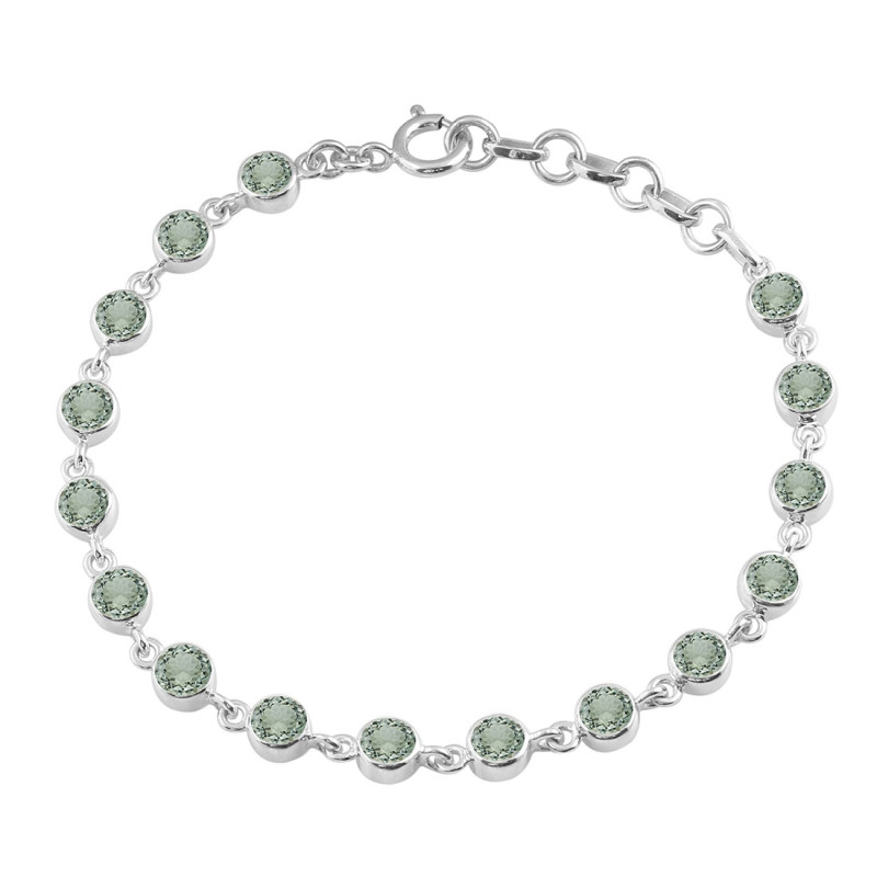 Green Amethyst Bracelet GRA-RDB-118-CUT.