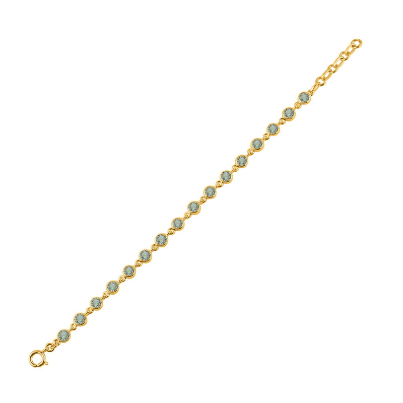 Green Amethyst Bracelet GRA-RDB-118-CUT.