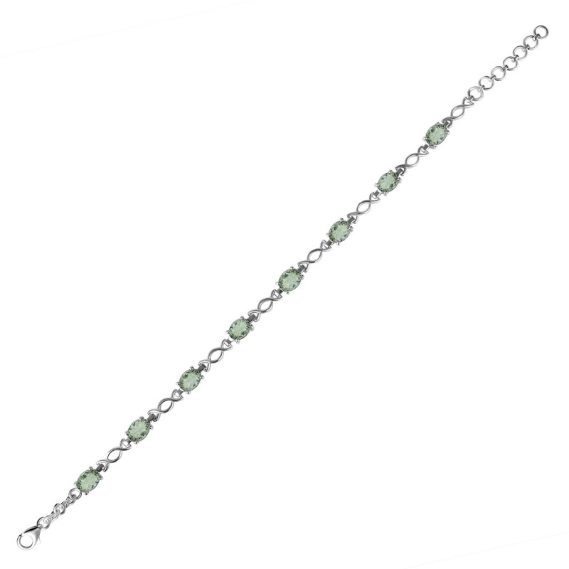 Green Amethyst Bracelet