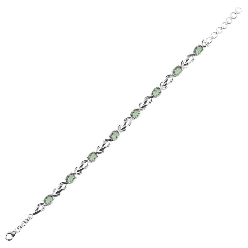 Green Amethyst Bracelet