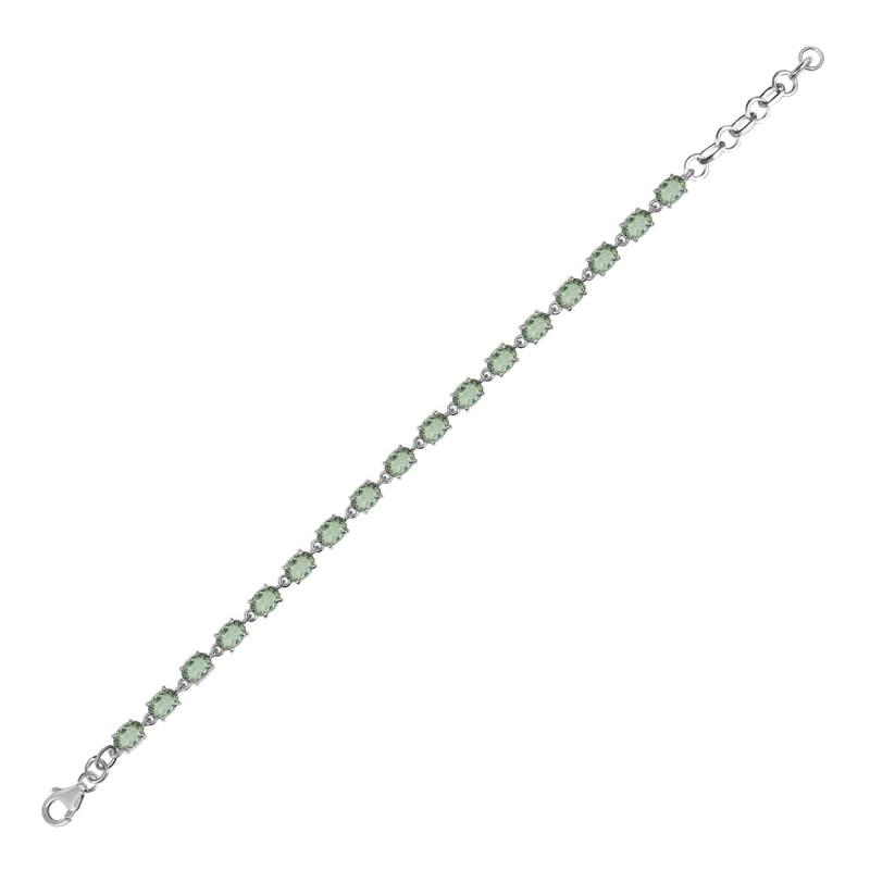 Green Amethyst Bracelet