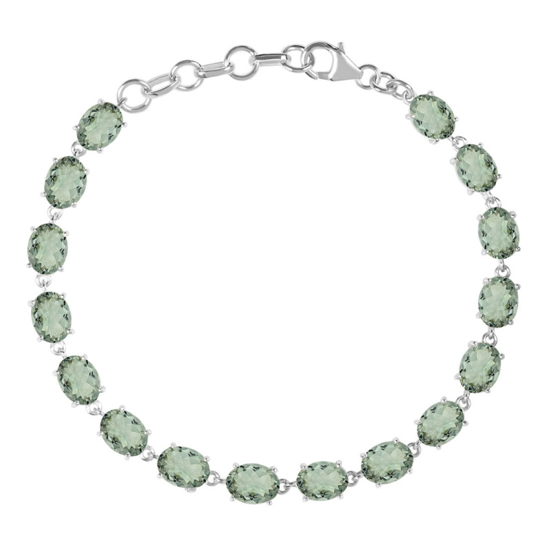 Green Amethyst Bracelet GRA-RDB-72-CUT.