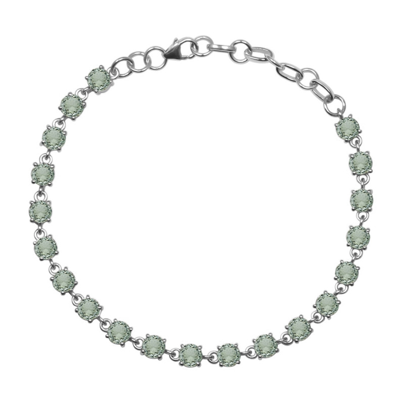 Green Amethyst Bracelet GRA-RDB-74-CUT.