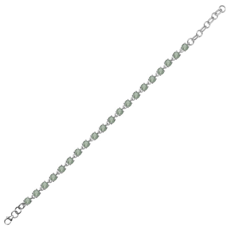 Green Amethyst Bracelet
