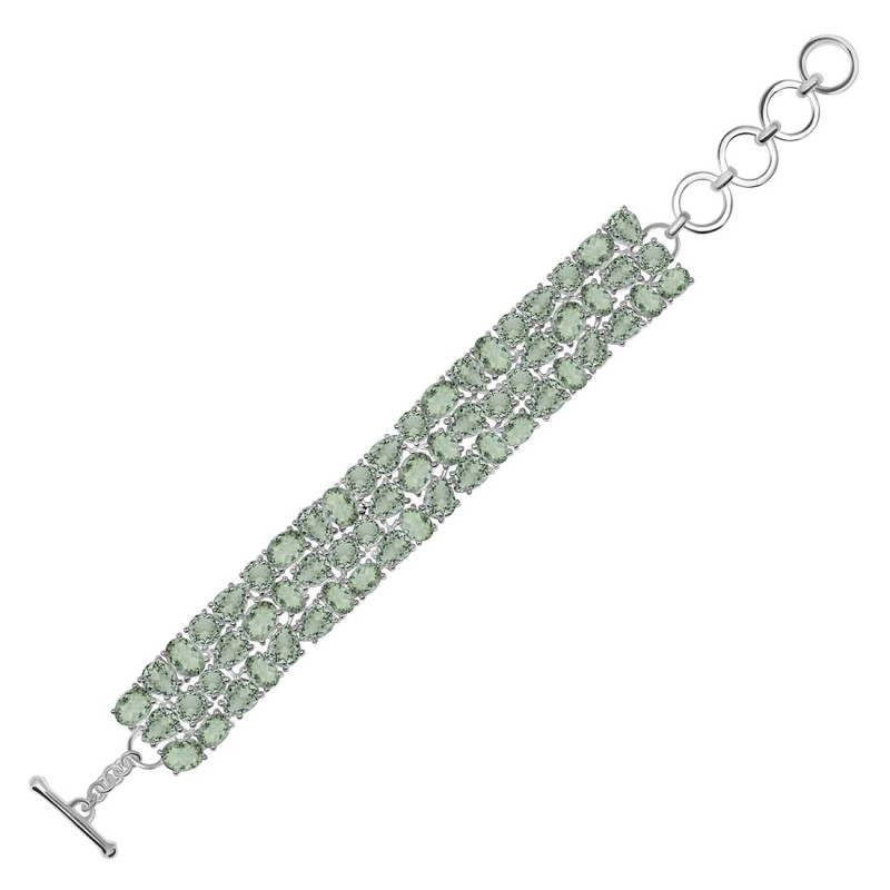 Green Amethyst Bracelet