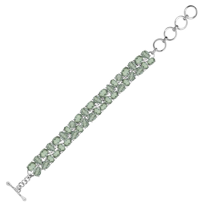 Green Amethyst Bracelet