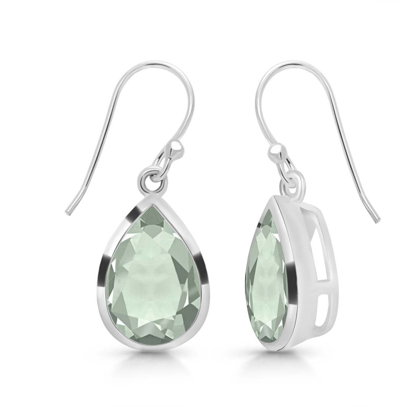 Green Amethyst Earring