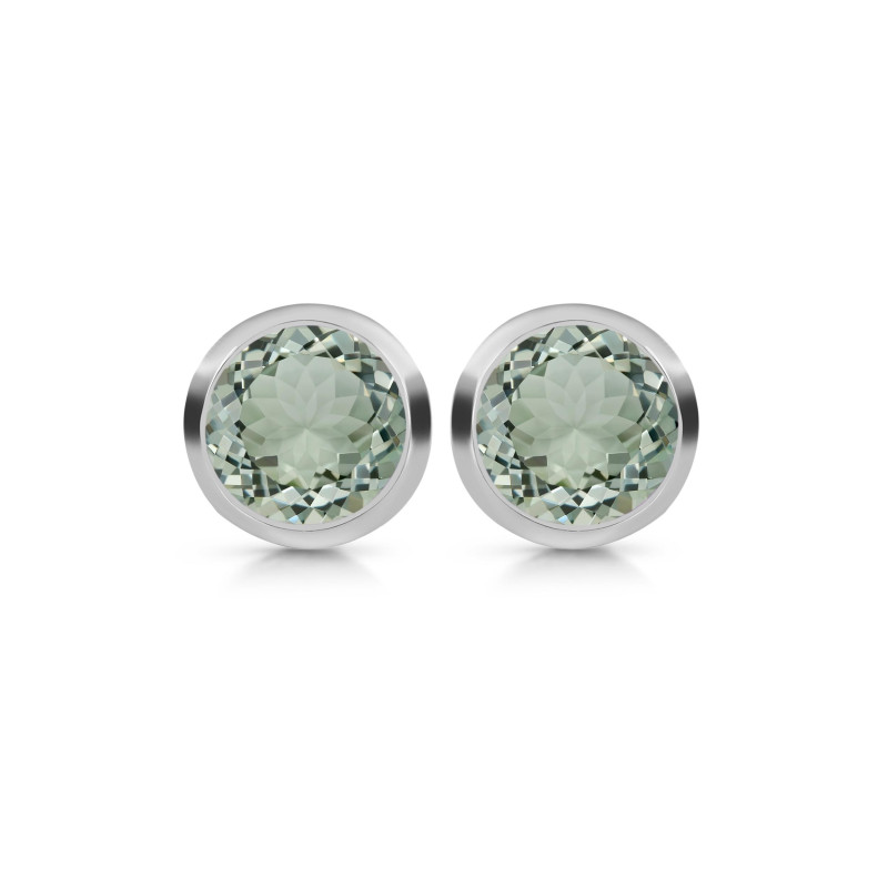 Green Amethyst Stud Earring GRA-RDE-1244.