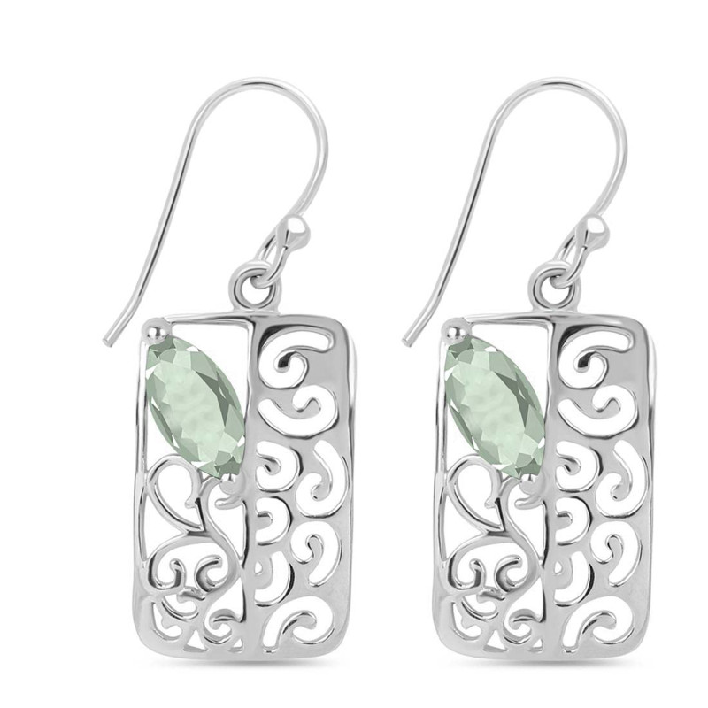 Green Amethyst Earring GRA-RDE-47.