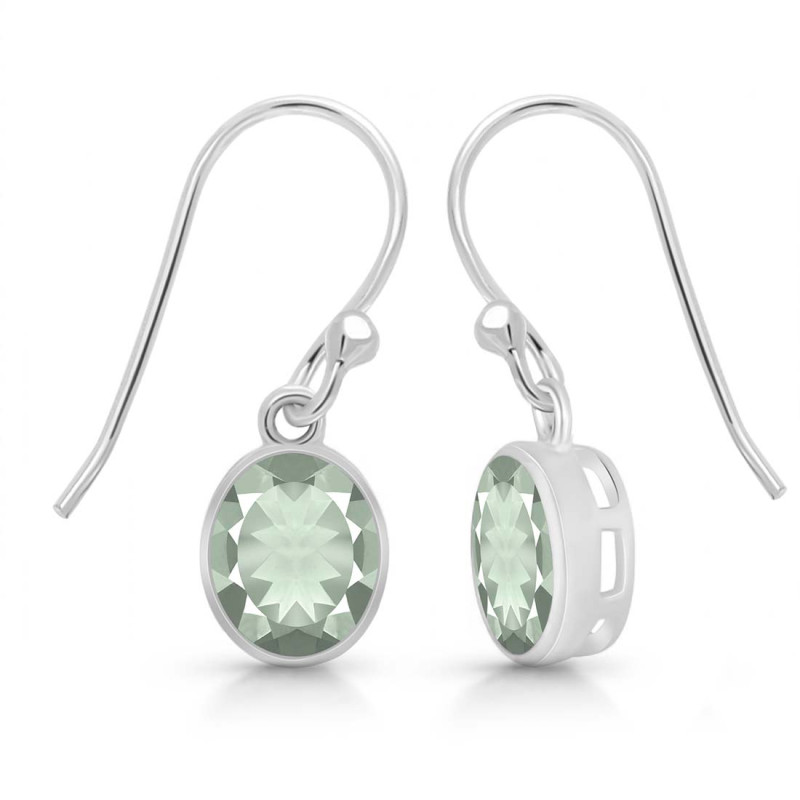 Green Amethyst Earring