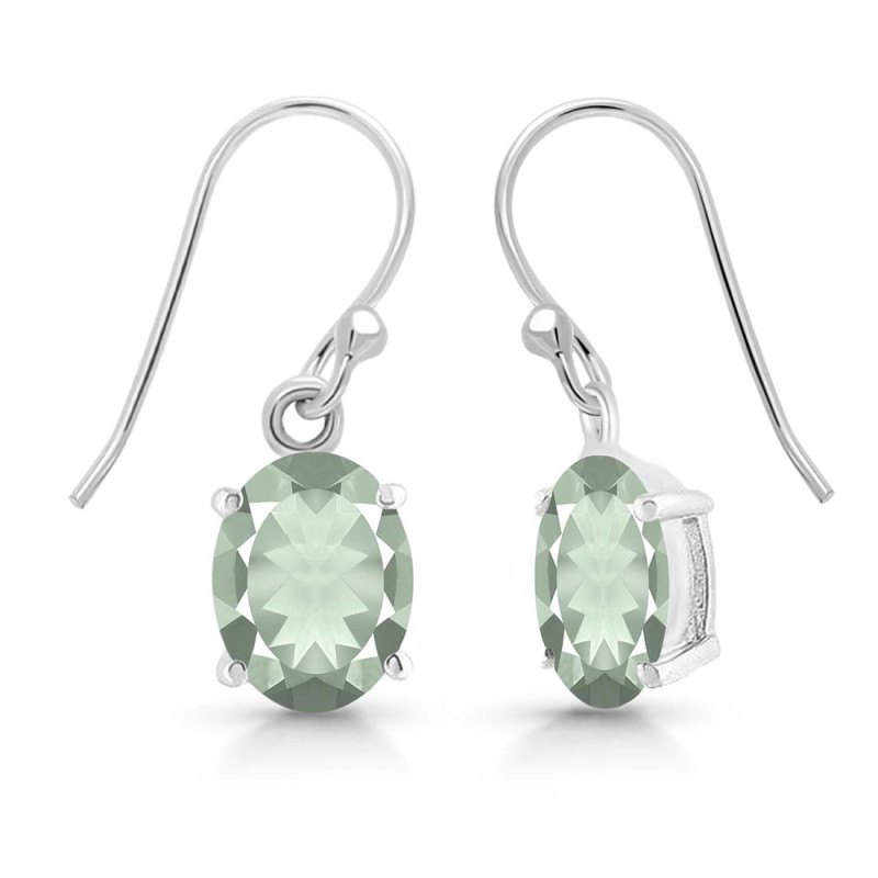 Green Amethyst Earring