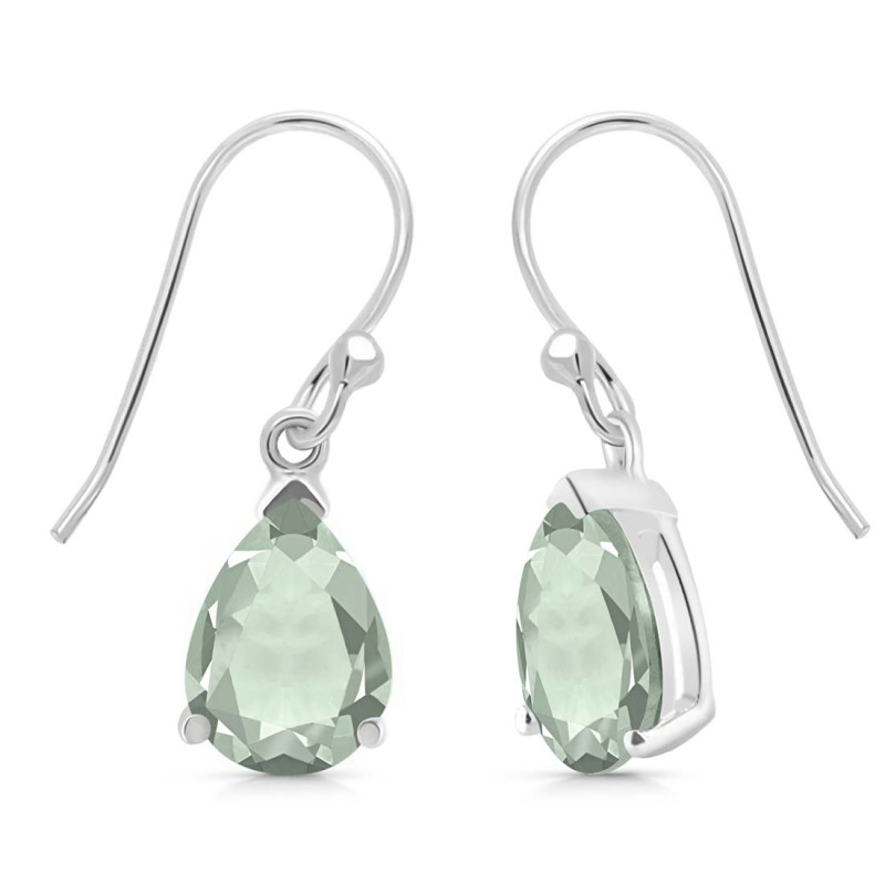Green Amethyst Earring
