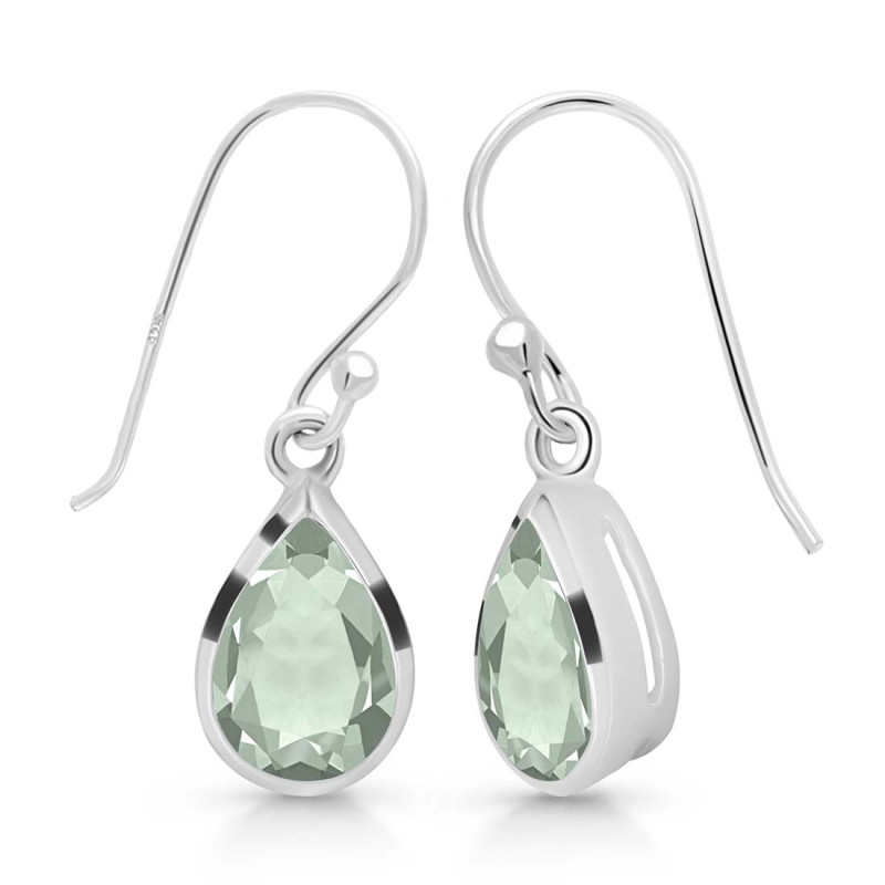 Green Amethyst Earring