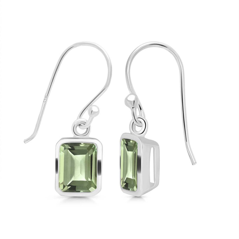Green Amethyst Earring