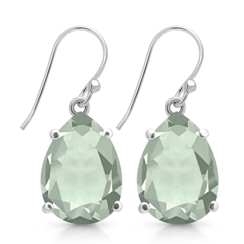 Green Amethyst Earring