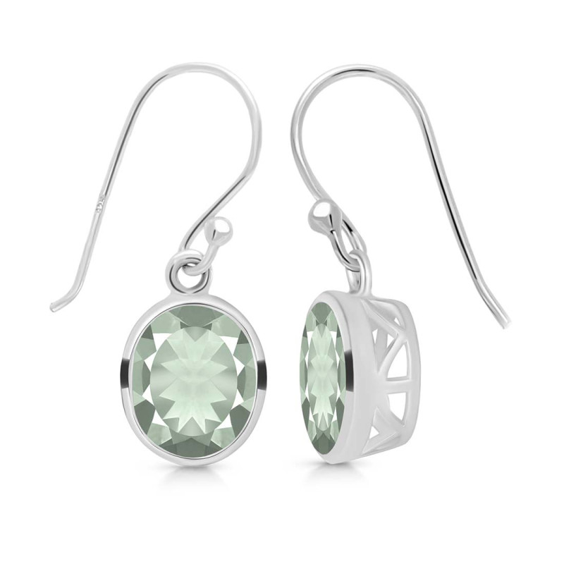 Green Amethyst Earring