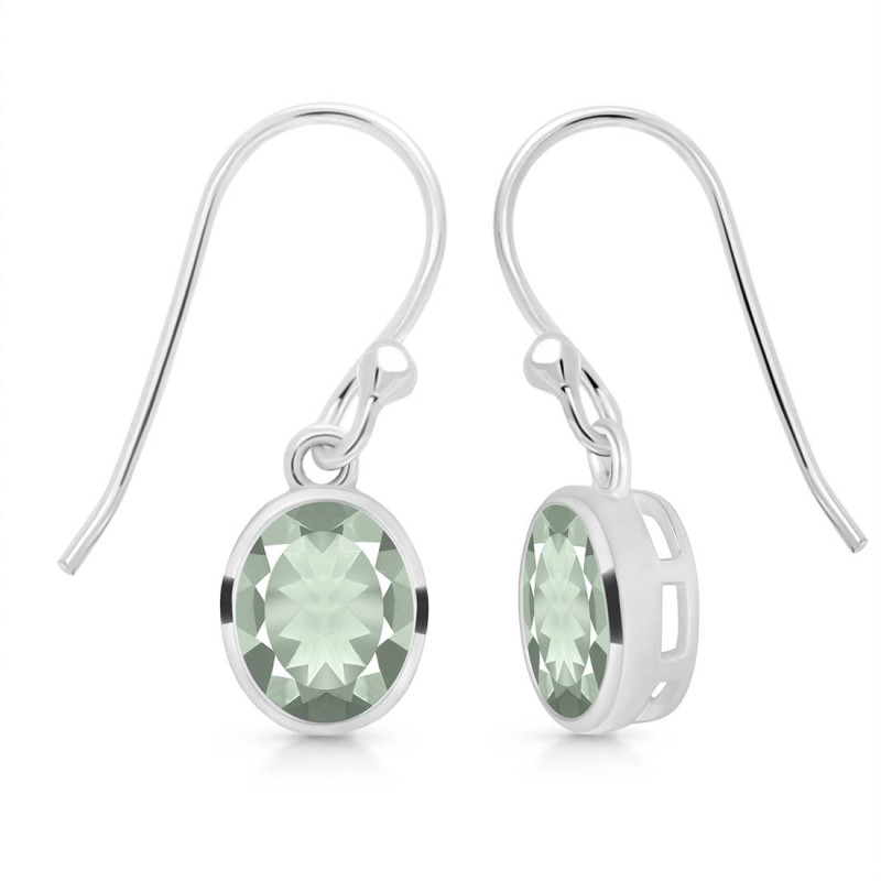 Green Amethyst Earring