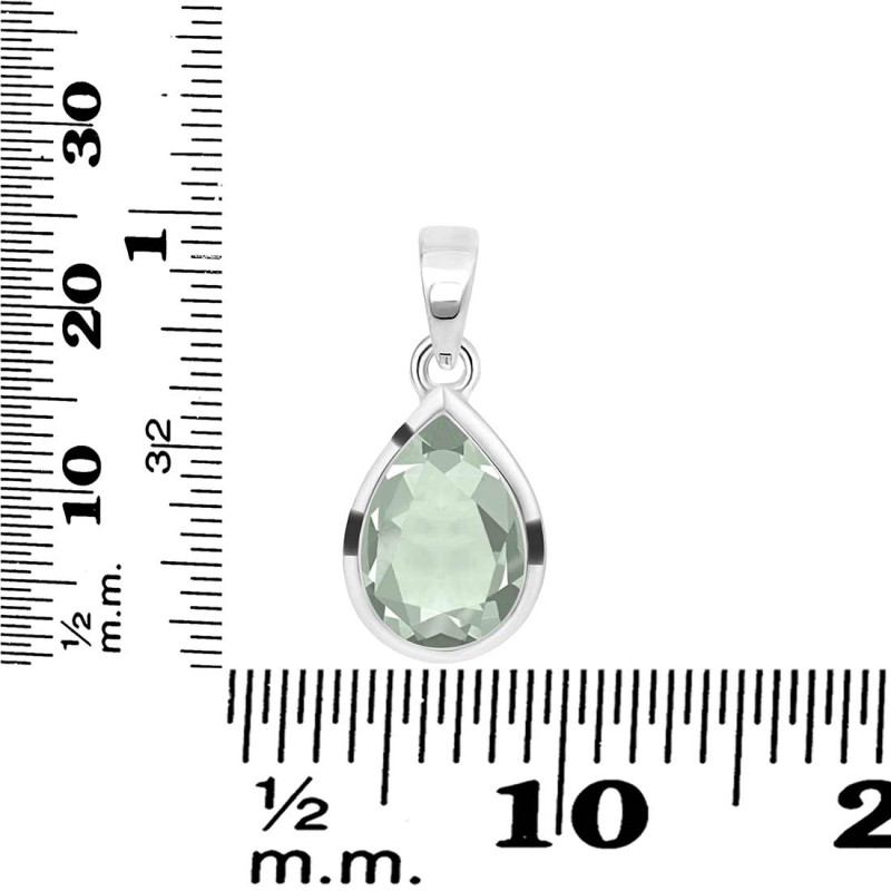 Green Amethyst Pendant GRA-RDP-470.