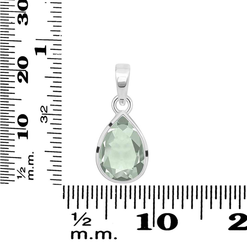 Green Amethyst Pendant GRA-RDP-790.