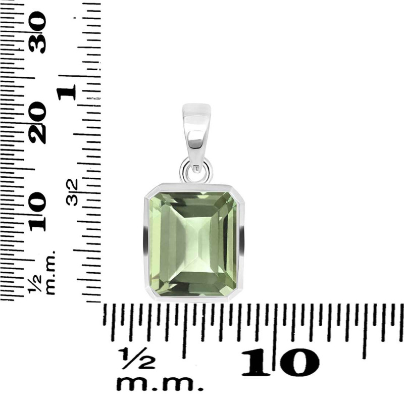 Green Amethyst Pendant GRA-RDP-791.