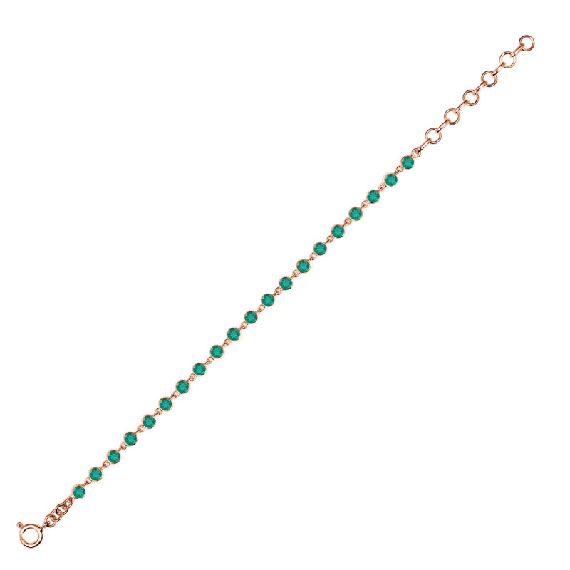 Green Onyx Bracelet GRO-RDB-116-CUT.