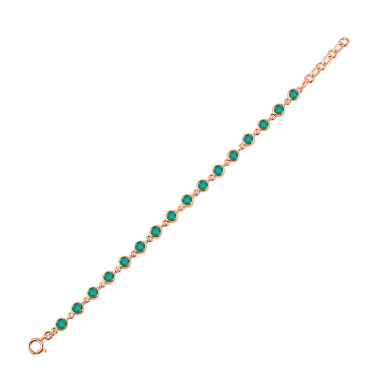 Green Onyx Bracelet GRO-RDB-118-CUT.